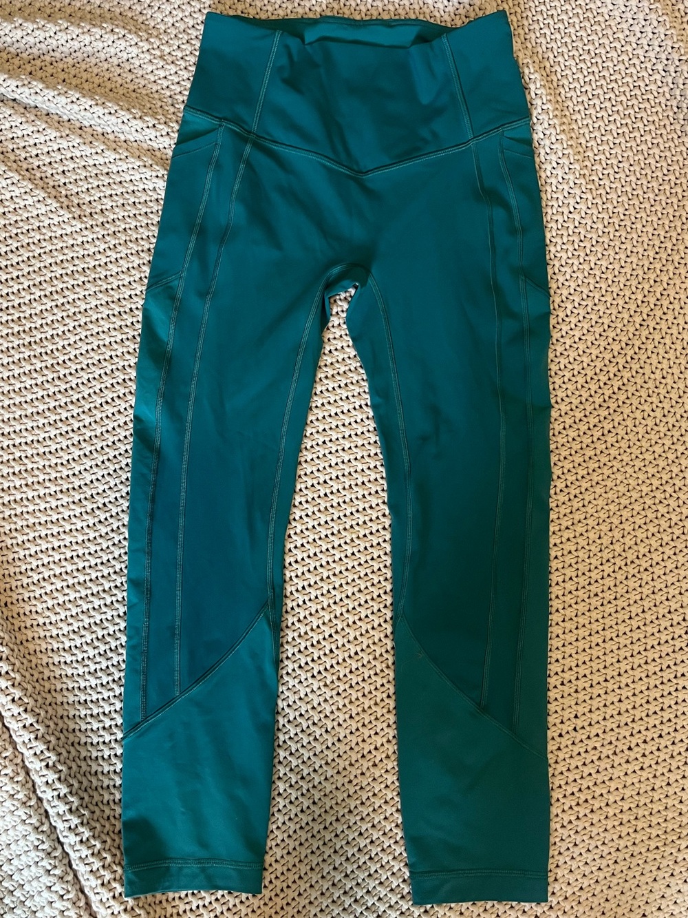 lululemon athletica Teal All The Right Places Crop 23” ATRP High-Rise Leggings